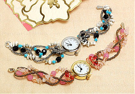 How to make fashion jewelry-make a distinctive beaded watch band