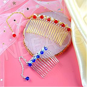Nbeads Tutorials on How to Make Crystal Beaded Hair Comb