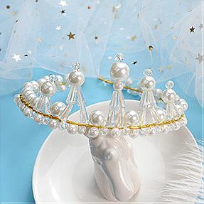 Nbeads Tutorials on How to Make Pearl Wedding Hair Crown