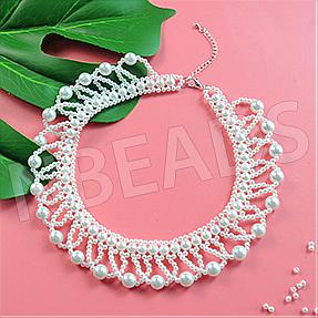 Nbeads Tutorials on How to Make Exquisite Pearl Necklace