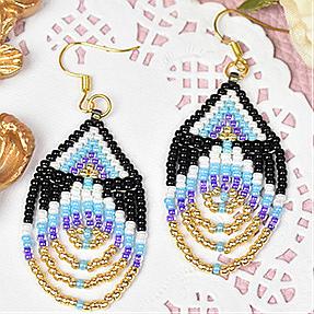 How to Make Vintage Style Beaded Earrings