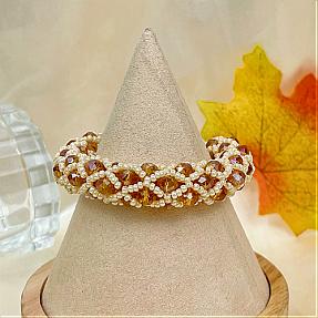 Nbeads Tutorials on How to Make Autumn Beaded Bracelet