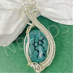 Nbeads Tutorials on How to Make European Style Wire Wrapping Pendant