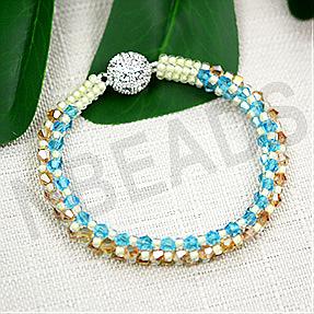 How to Make A Exquisite Crystal Beaded Bracelet