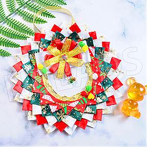 Nbeads Tutorials on How to Make Ribbon Christmas Wreath
