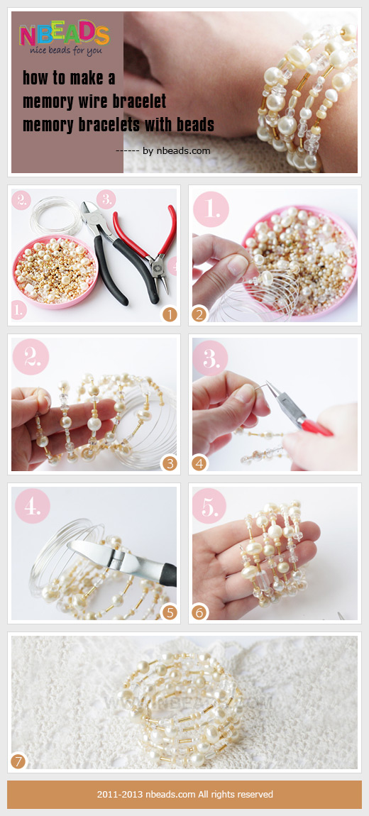 how to make a memory wire bracelet-memory bracelets with beads
