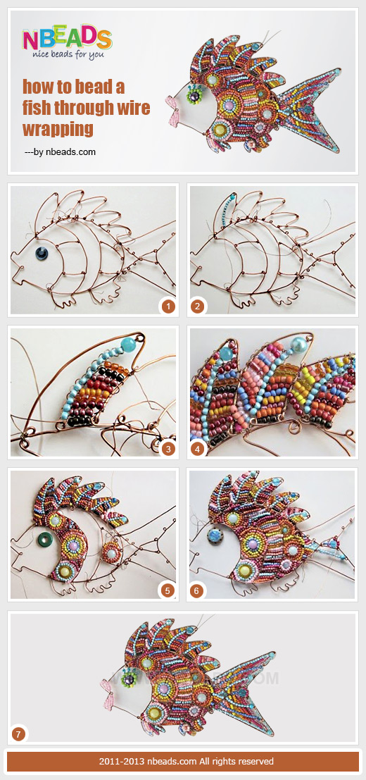 How to Bead A Fish Through Wire Wrapping – Nbeads