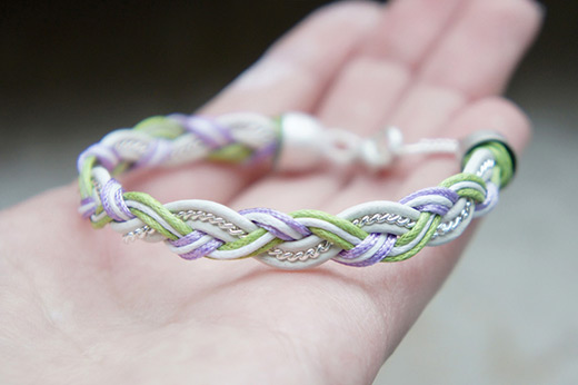 braided bracelets DIY