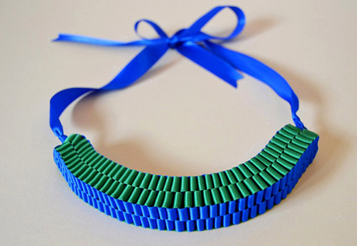 ribbon necklaces