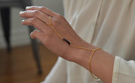 DIY Hand Chain with Beads – Nbeads