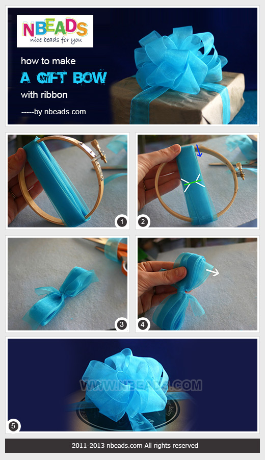 how to make a gift bow with ribbon