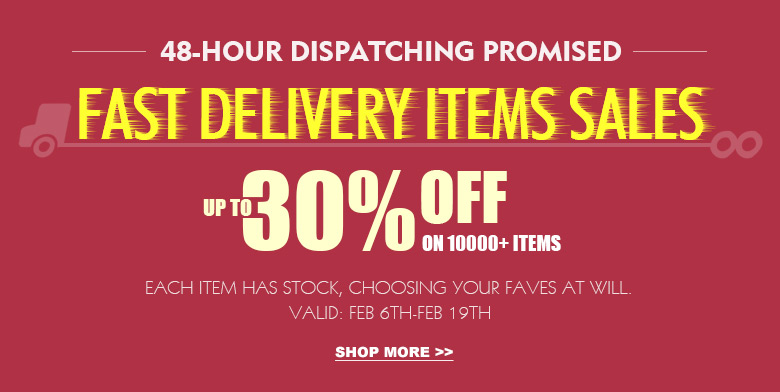 Fast Delivery Items Sales! UP TO 30% OFF