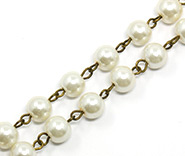 Glass Pearl Beads Chains