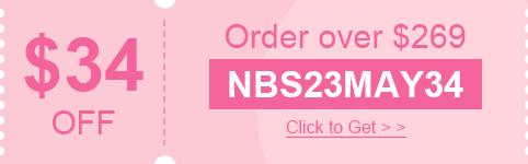 $34 OFF Order over $269 NBS23MAY34