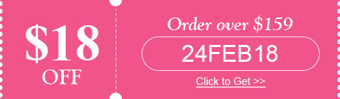 $18 OFF Order over $159 24FEB18