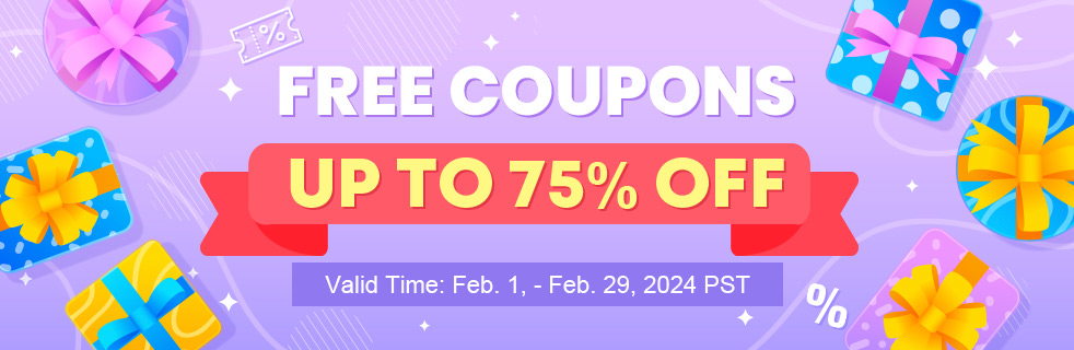 FREE COUPONS UP TO 75% OFF