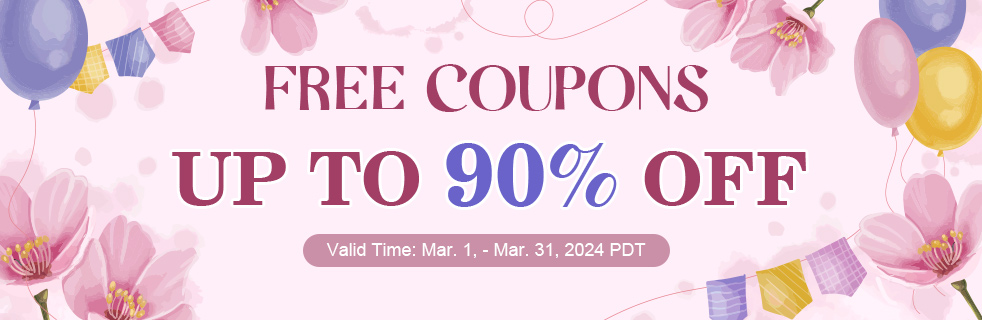 FREE COUPONS UP TO 90% OFF