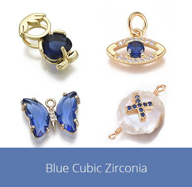 Blue Cubic Zirconia