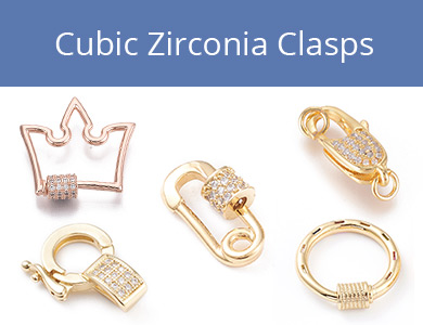 Cubic Zirconia Clasps