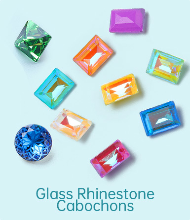 Glass Rhinestone Cabochons