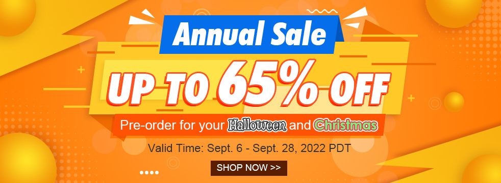 Annual Sale UP TO 70% OFF