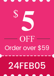$5 OFF Order over $59 24FEB05