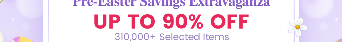 Весенние сюрпризы: феерия предпасхальных сбережений СКИДКИ ДО 90% 310 000+ избранных предметов