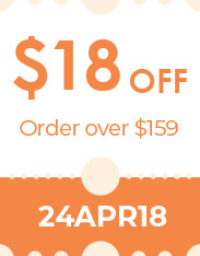 $18 OFF Order over $159
