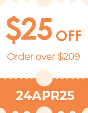 $25 OFF Order over $209