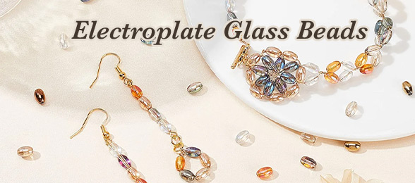 Electroplate Glass Beads 57% OFF