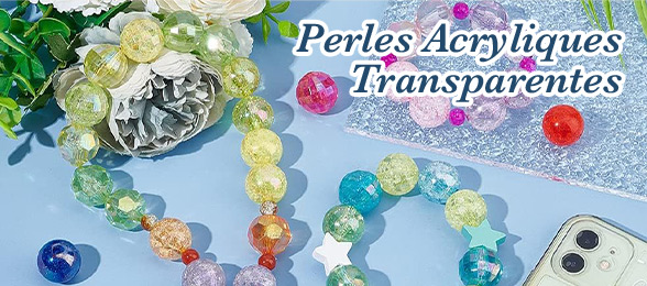 Perles Acryliques Transparentes -66% OFF