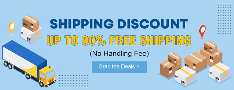 Shipping Discount Up To 90% Free Shipping