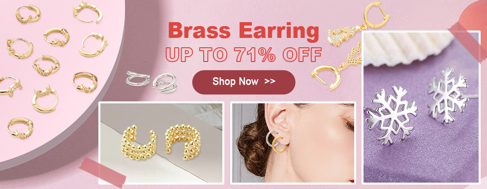 Brass Earring UP TO 71% OFF