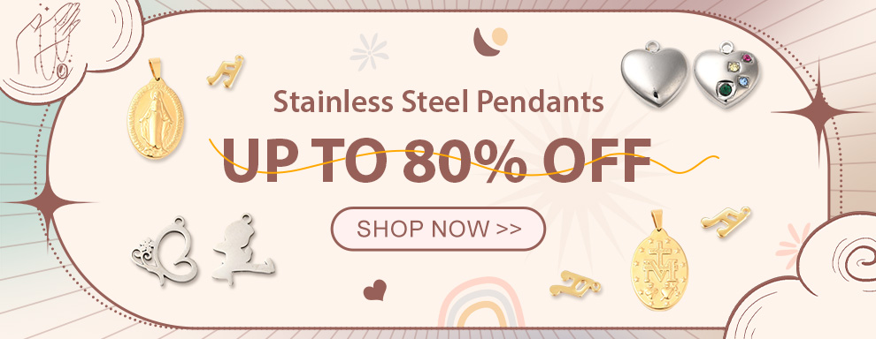 Stainless Steel Pendants UP TO 80% OFF