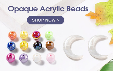 Opaque Acrylic Beads
