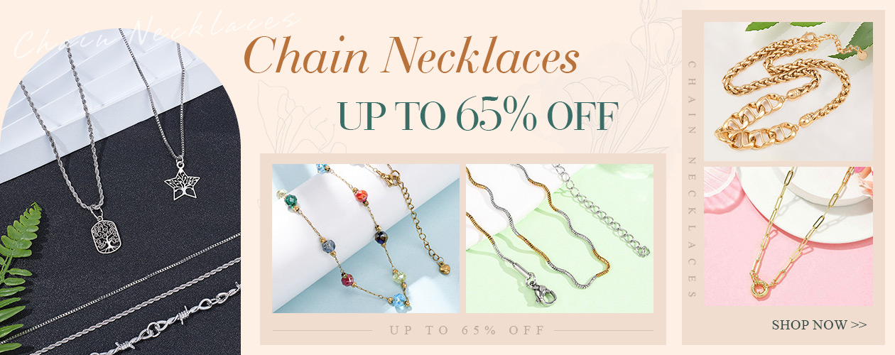 Chain Necklaces UP TO 65% OFF